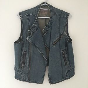 Forever 21 oversized denim vest